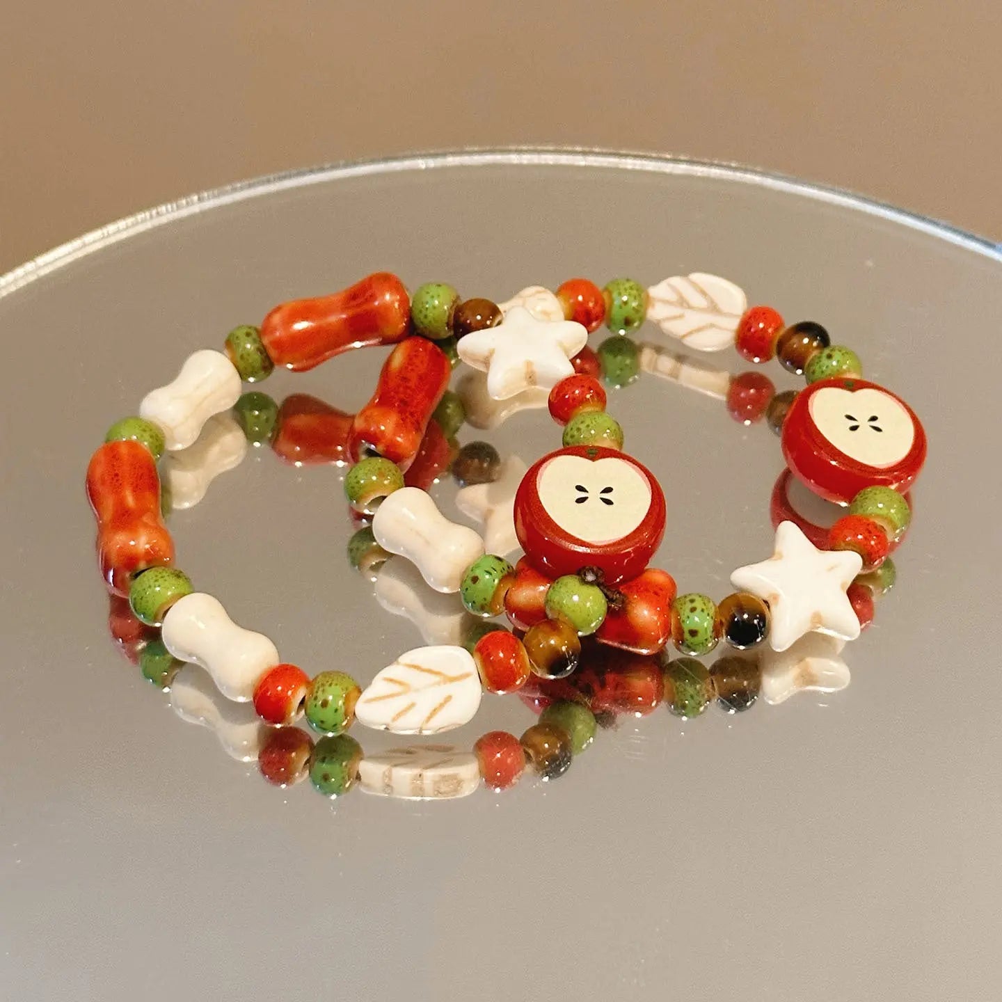 Ceramic Apple Bracelet A&N