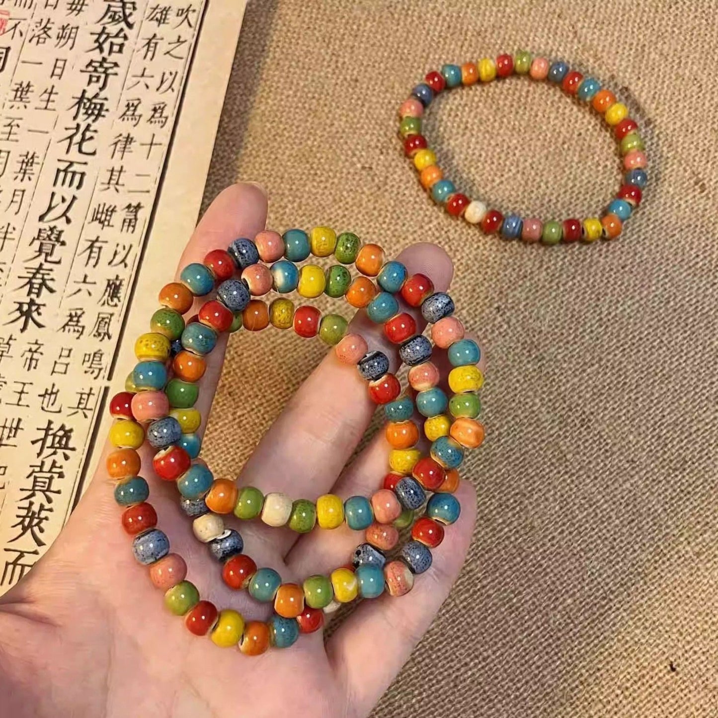 Rainbow Ceramic Bracelet