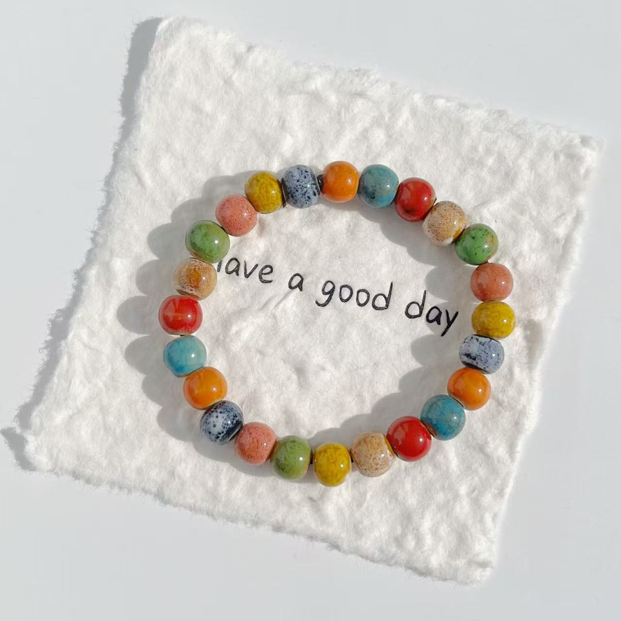 Rainbow Ceramic Bracelet